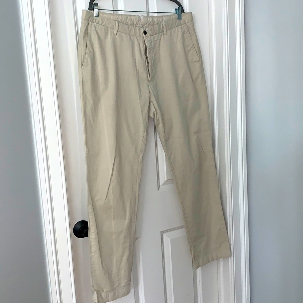 Ledbury Men's Stone Richmond Chino Pant Cotton